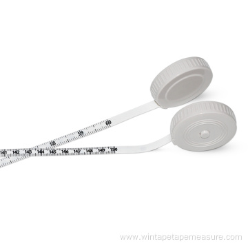 White Tyre Shape Retractable Tape Measure